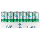 Aqua Libra Sparkling Water   24 x 330ml - McGrocer