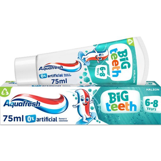Aquafresh Big Teeth Kids Toothpaste Age 6-8 Years   75ml - McGrocer