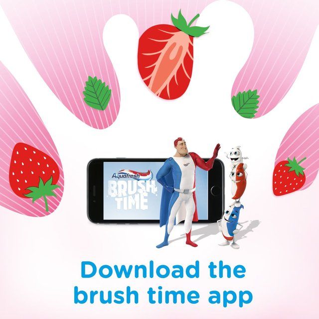 Aquafresh Kids Toothpaste Splash Age 3-8 Strawberry & Mint   75ml - McGrocer