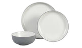 Argos Home 12 Piece Stoneware Dinner Set - Two Tone - McGrocer