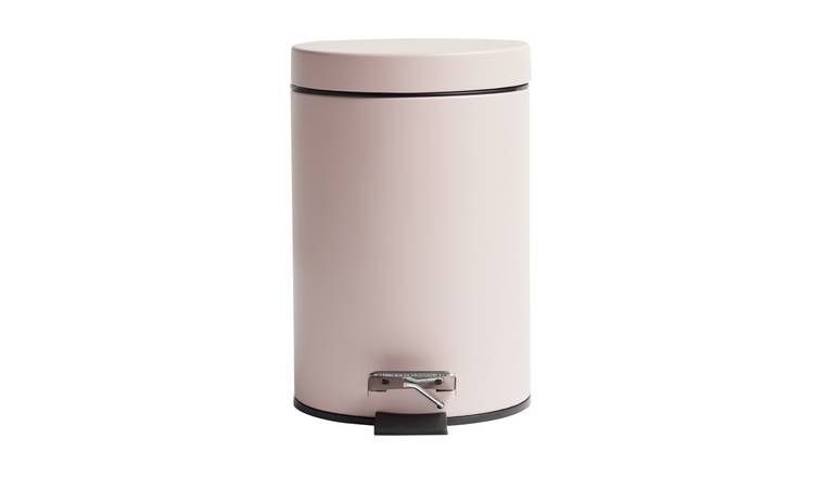 Argos Home 3 Litre Bathroom Pedal Bin - Pink - McGrocer