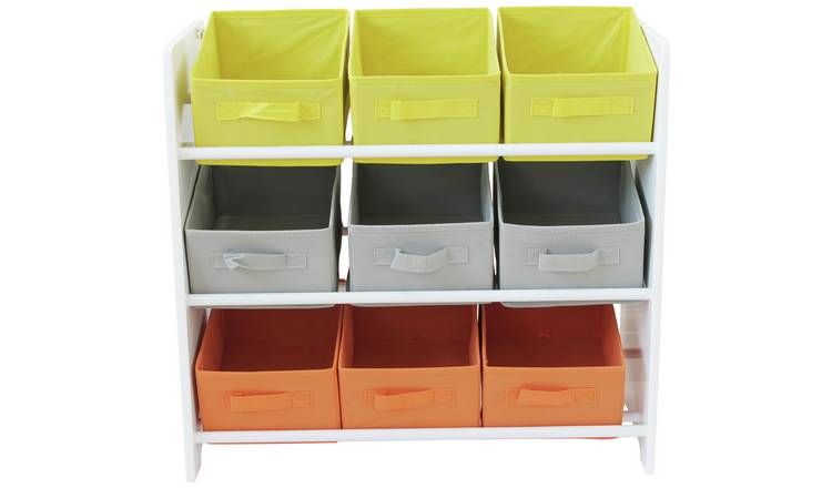 Argos Home 3 Tier White Kids Basket Storage Unit - McGrocer