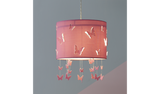 Argos Home Kids Pink Butterflies Drum Lampshade - 25cm - McGrocer
