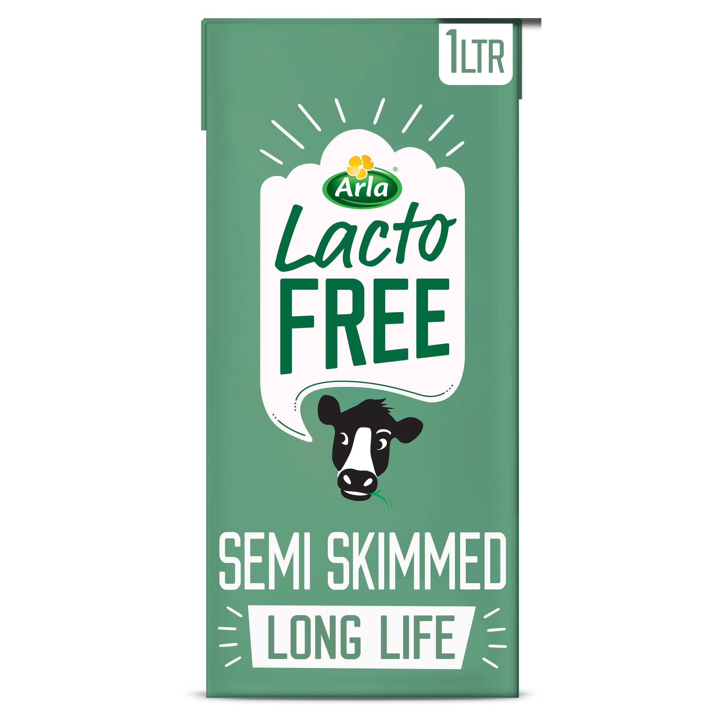 Arla LactoFREE Long Life Semi Skimmed Milk Drink 1L - McGrocer