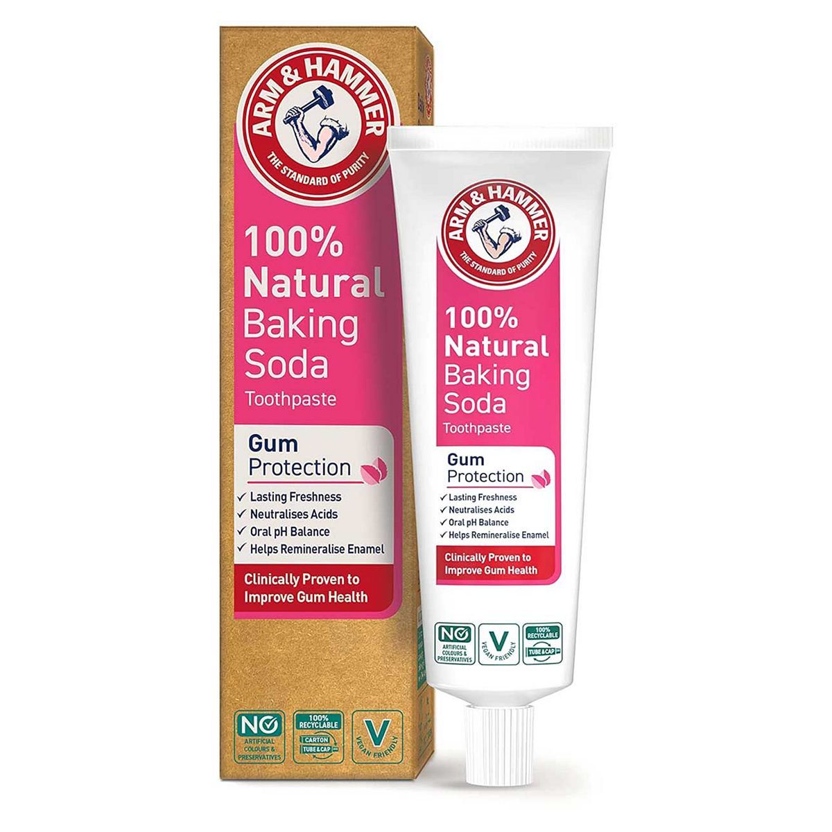 Arm & Hammer 100% Natural GUM Protection Toothpaste - McGrocer