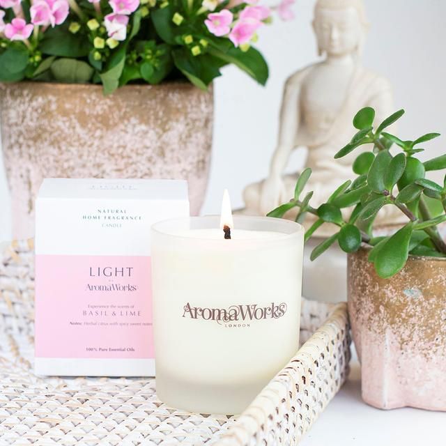 AromaWorks Candle Basil & Lime - McGrocer