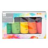 Art Hub 5 Pack Acrylic Paints - Green/Orange Set - McGrocer