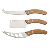 Artesa Cheese Knives with Acacia Wood Handles   3 per pack - McGrocer