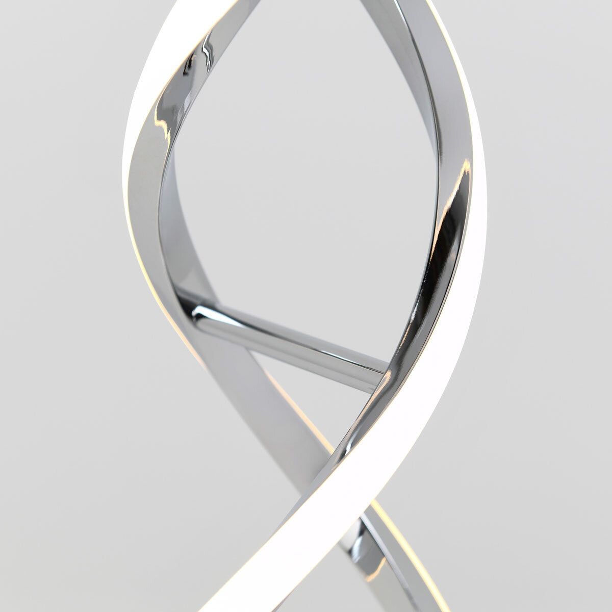 Artika Chrome Swirl LED Table Lamp - McGrocer