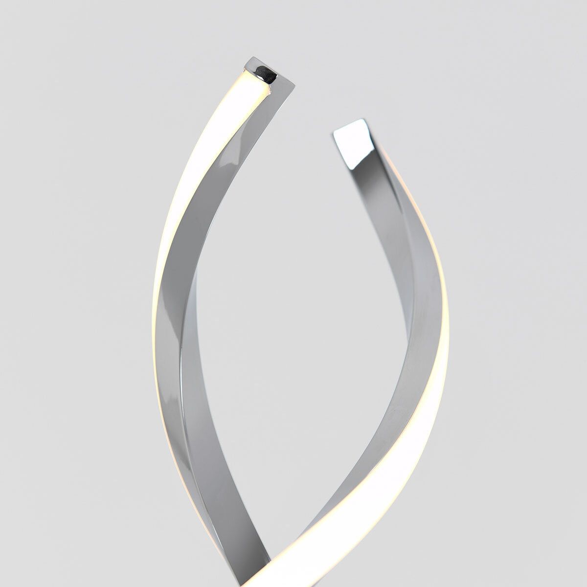 Artika Chrome Swirl LED Table Lamp - McGrocer