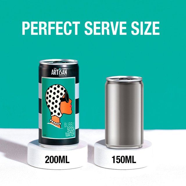 Artisan Drinks Co. Bubbly Soda Water   6 x 200ml - McGrocer