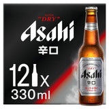 Asahi Super Dry Beer Lager Bottles   12 x 330ml - McGrocer