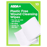 ASDA 10 Plastic Free Wound Cleansing Wipes - McGrocer