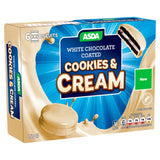 ASDA 12 White Chocolate Coated Cookies & Cream 252g - McGrocer