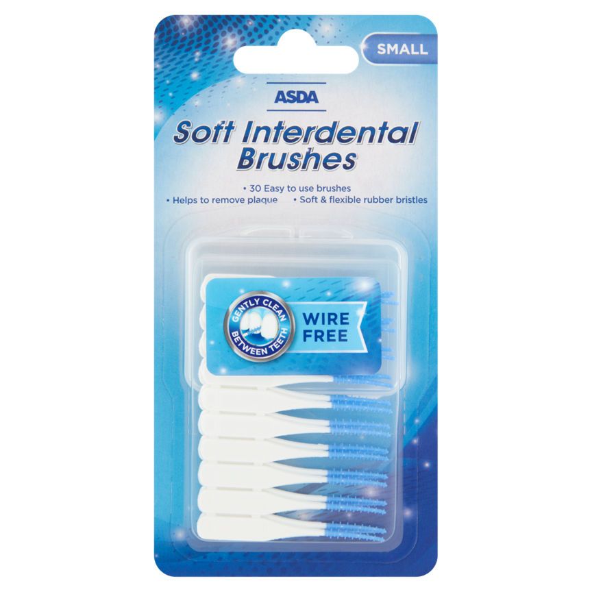 ASDA 30 Small Soft Interdental Brushes - McGrocer