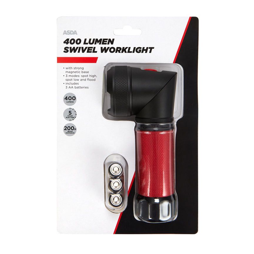 ASDA 400 Lumen Swivel Worklight - McGrocer