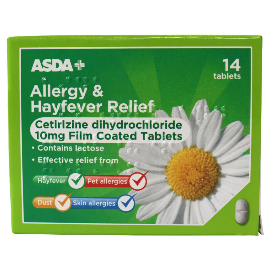 ASDA Allergy & Hayfever Relief 14 Tablets - McGrocer