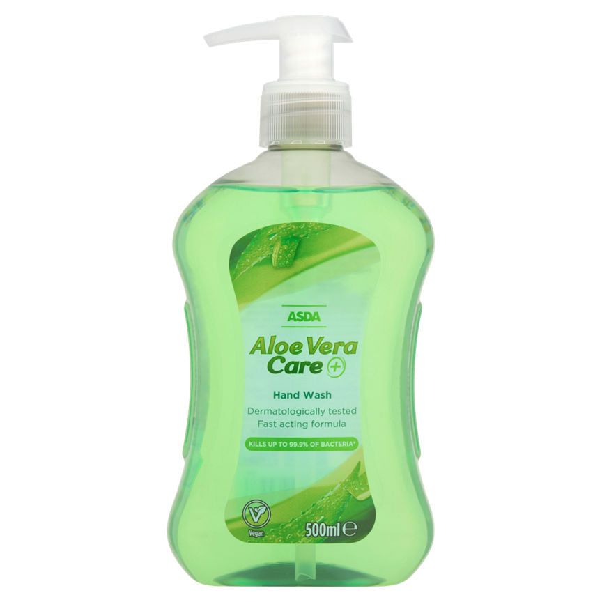 ASDA Aloe Vera Care + Hand Wash 500ml - McGrocer