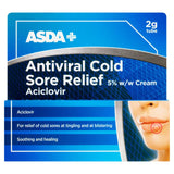 ASDA Antiviral Cold Sore Relief 5% w/w Cream Tube - McGrocer