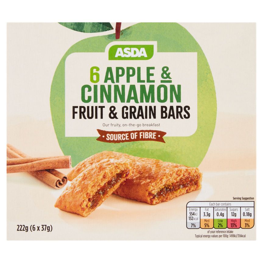 ASDA Apple & Cinnamon Fruit & Grain Bars - McGrocer