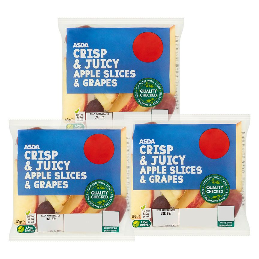ASDA Apple Slices & Grapes Stock Up Bundle - McGrocer