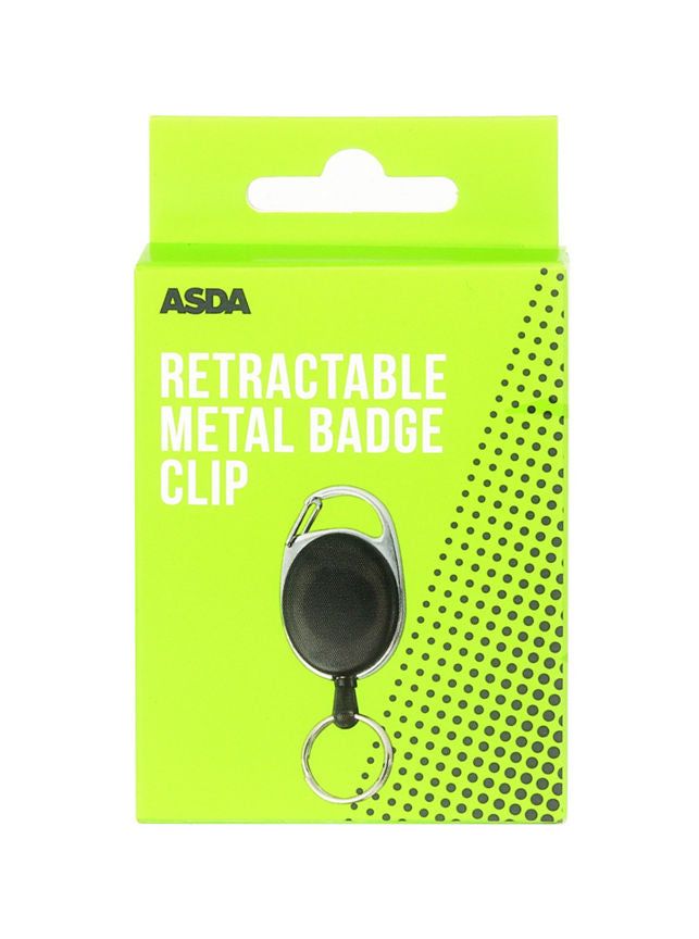 ASDA Badge Reel Clip - McGrocer