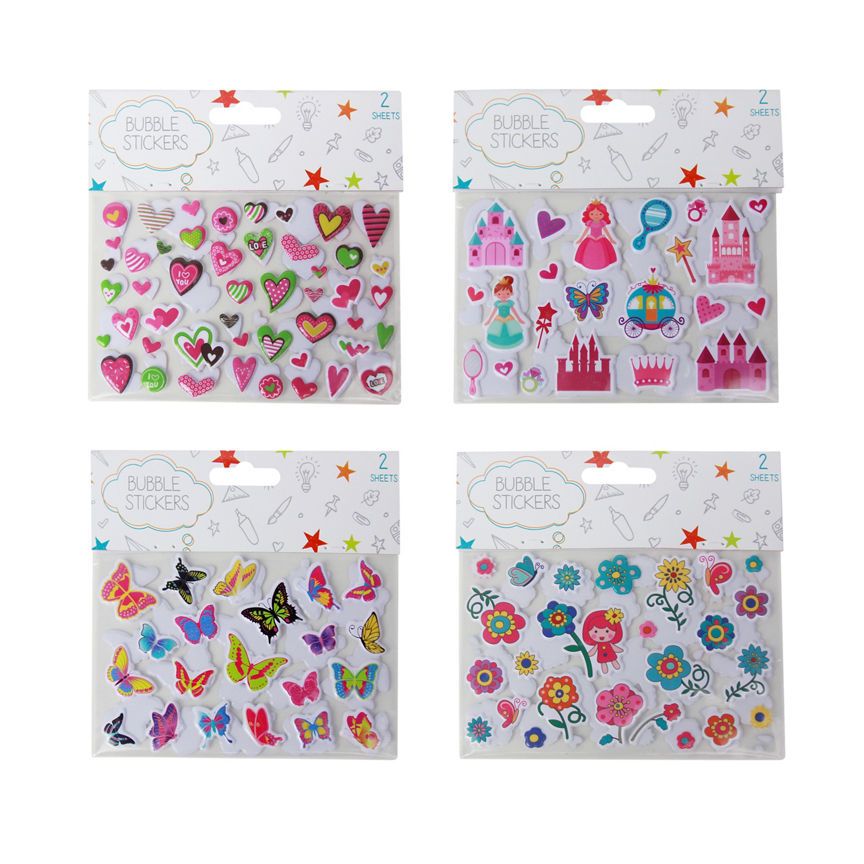 ASDA Bubble Stickers - Style May Vary,  Age 3+ Years - McGrocer