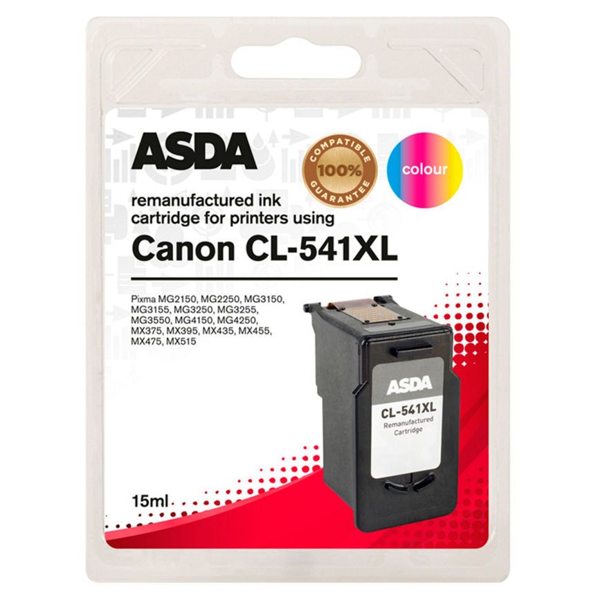 ASDA Canon CL-541XL Colour Ink Cartridge - McGrocer