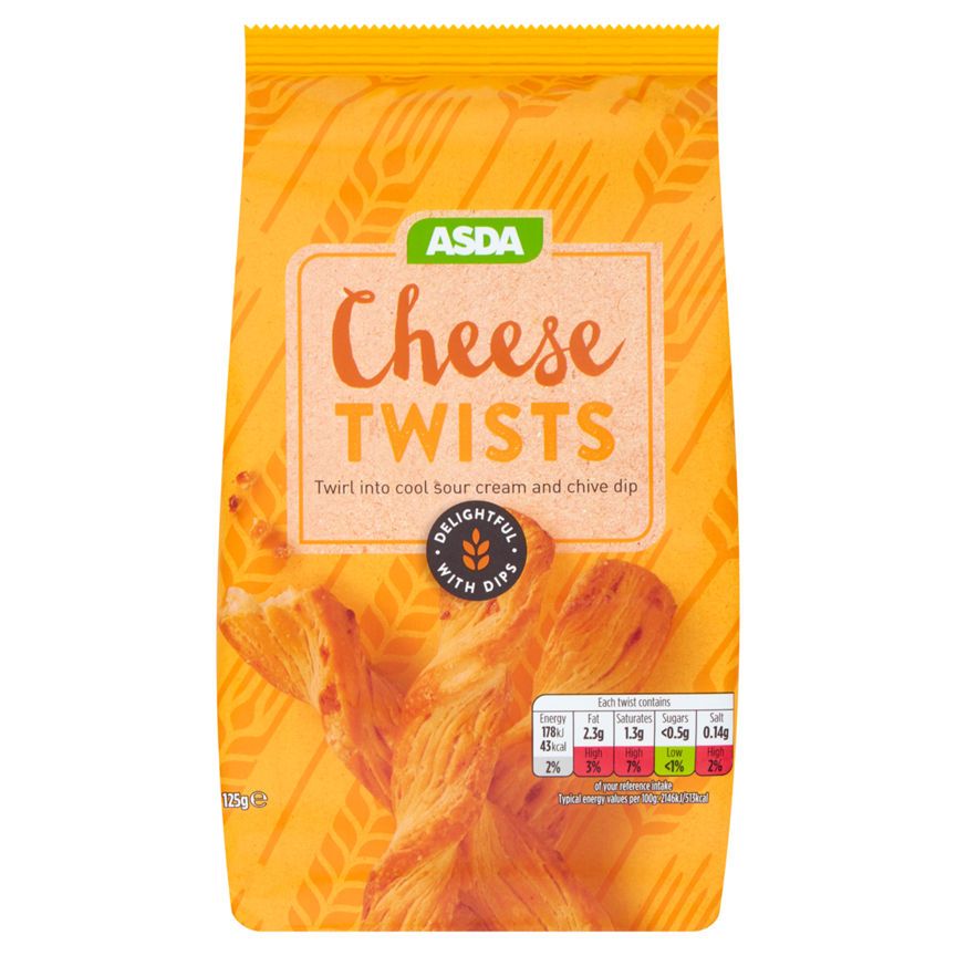 ASDA Cheese Twists 125g - McGrocer