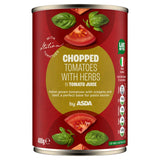 ASDA Chopped Tomatoes with Herbs 400g - McGrocer