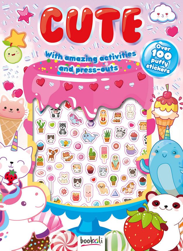 ASDA Cute Puffy Sticker Activity Book - McGrocer