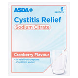 ASDA Cystitis Relief Cranberry Flavour 6 Sachets - McGrocer
