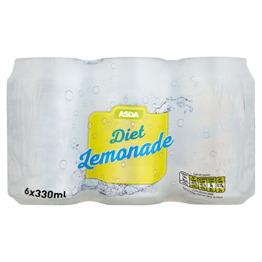 ASDA Diet Lemonade Cans - McGrocer