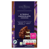 ASDA Extra Special 8 Triple Chocolate Cookies 200g - McGrocer