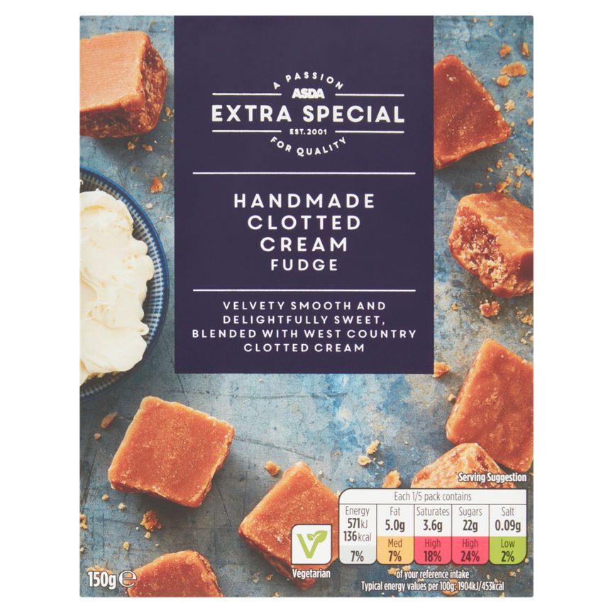 ASDA Extra Special Handmade Clotted Cream Fudge - McGrocer