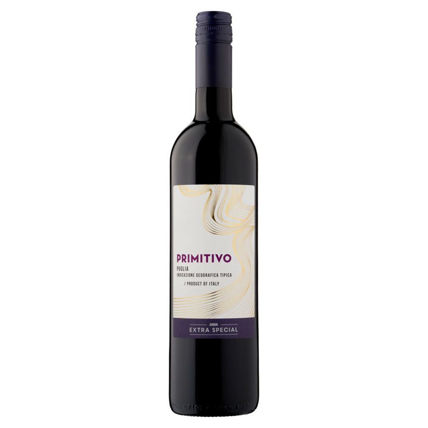 ASDA Extra Special Primitivo Puglia Indicazione Geografica Tipica 75cl - McGrocer