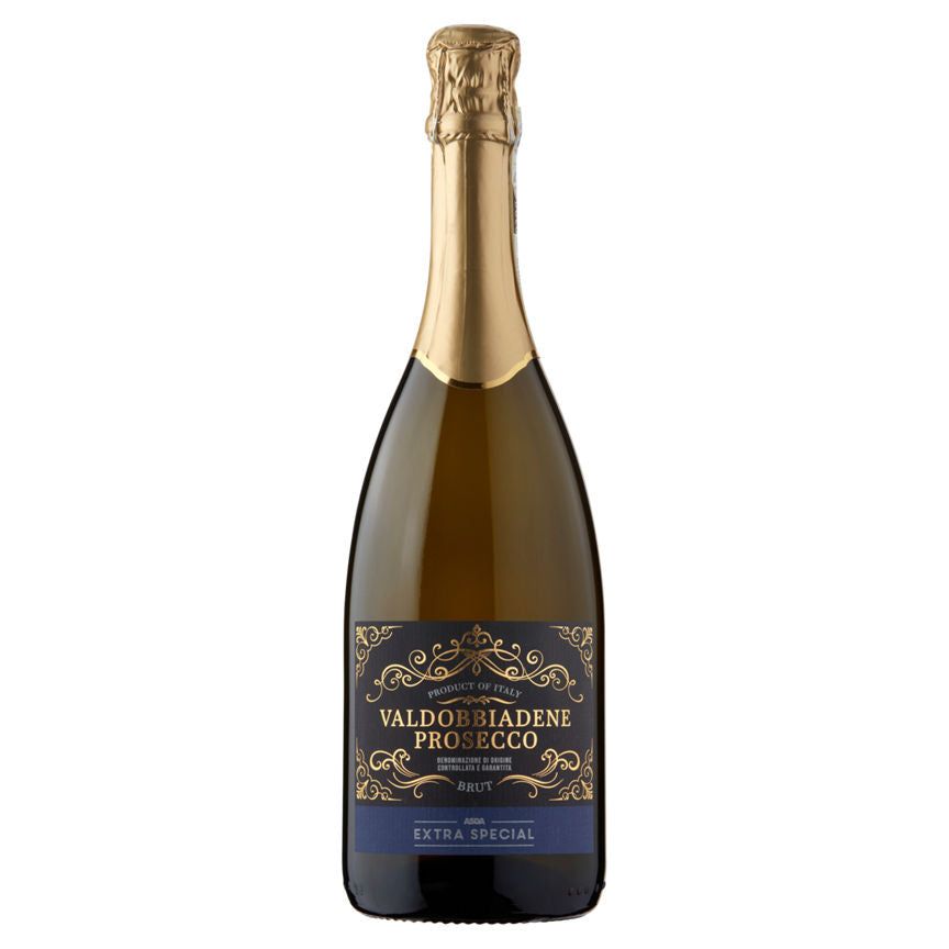 ASDA Extra Special Valdobbiadene Prosecco Brut 75cl - McGrocer
