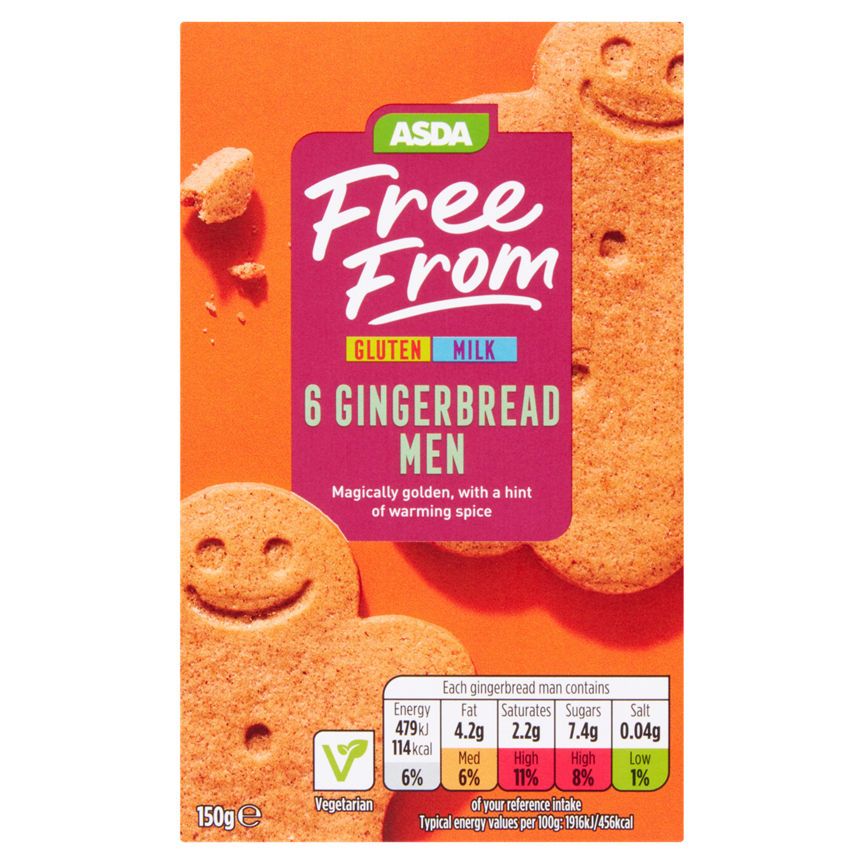 ASDA Free From 6 Gingerbread Men - McGrocer