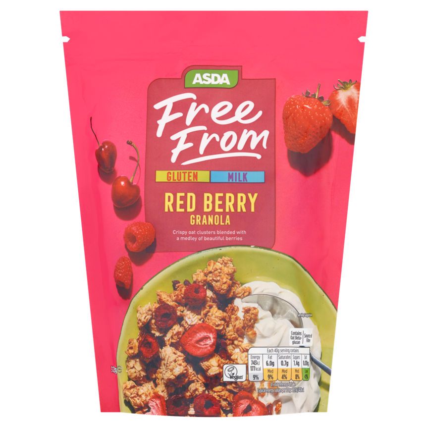 ASDA Free From Red Berry Granola - McGrocer