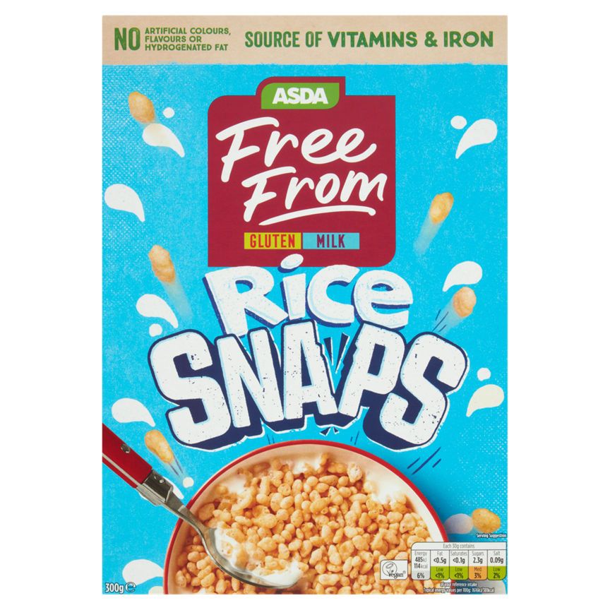 ASDA Free From Rice Snaps Cereal - McGrocer
