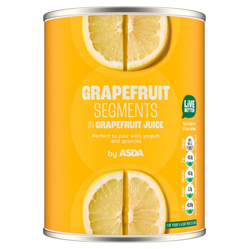ASDA Grapefruit Segments 540g - McGrocer