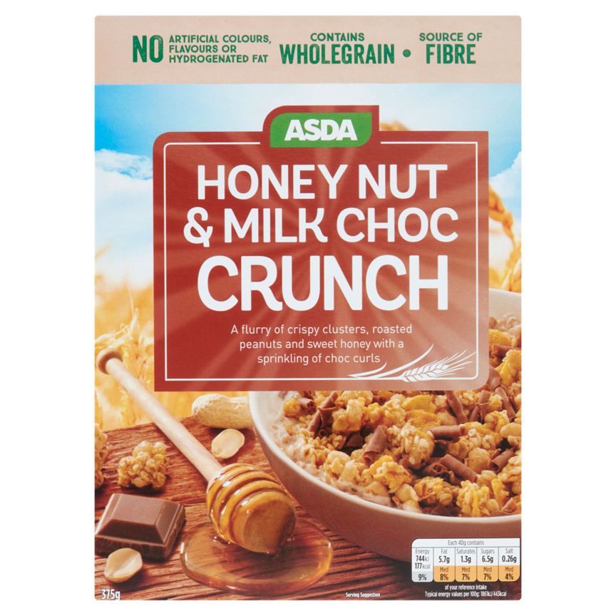 ASDA Honey Nut Crunch with Milk Chocolate Curls - McGrocer
