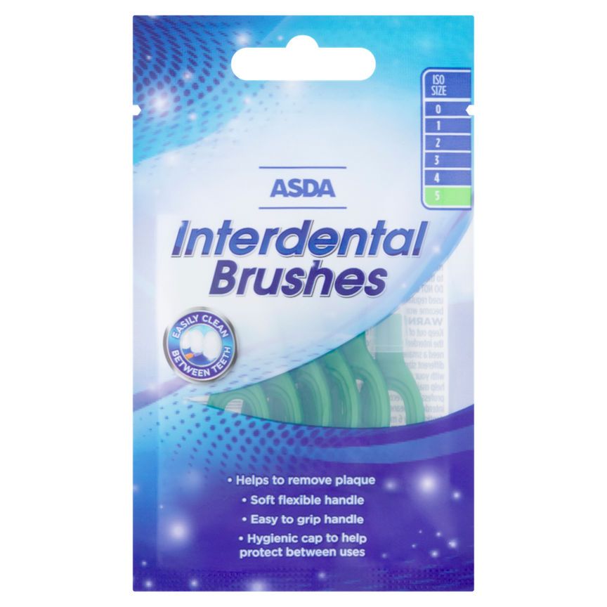 ASDA Interdental Brushes Green 0.8mm - McGrocer