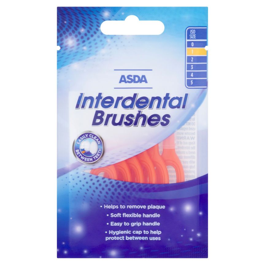 ASDA Interdental Brushes Orange 0.45mm - McGrocer