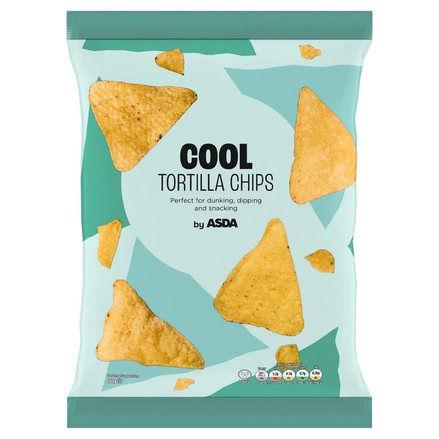 ASDA Lightly Salted Tortilla Chips 180g - McGrocer