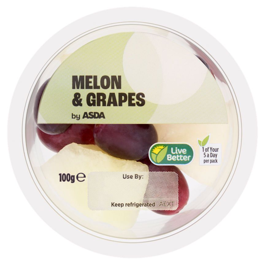 ASDA Melon & Grapes 100g - McGrocer