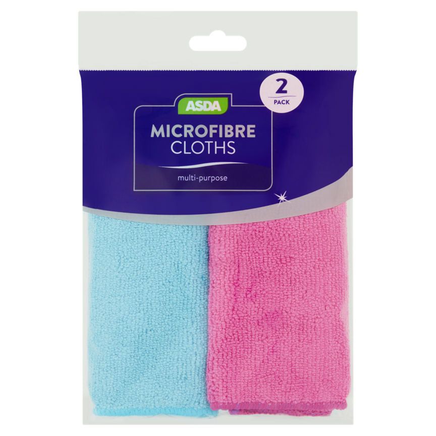 ASDA Multi - Purpose Microfibre Cleaning Cloths - McGrocer
