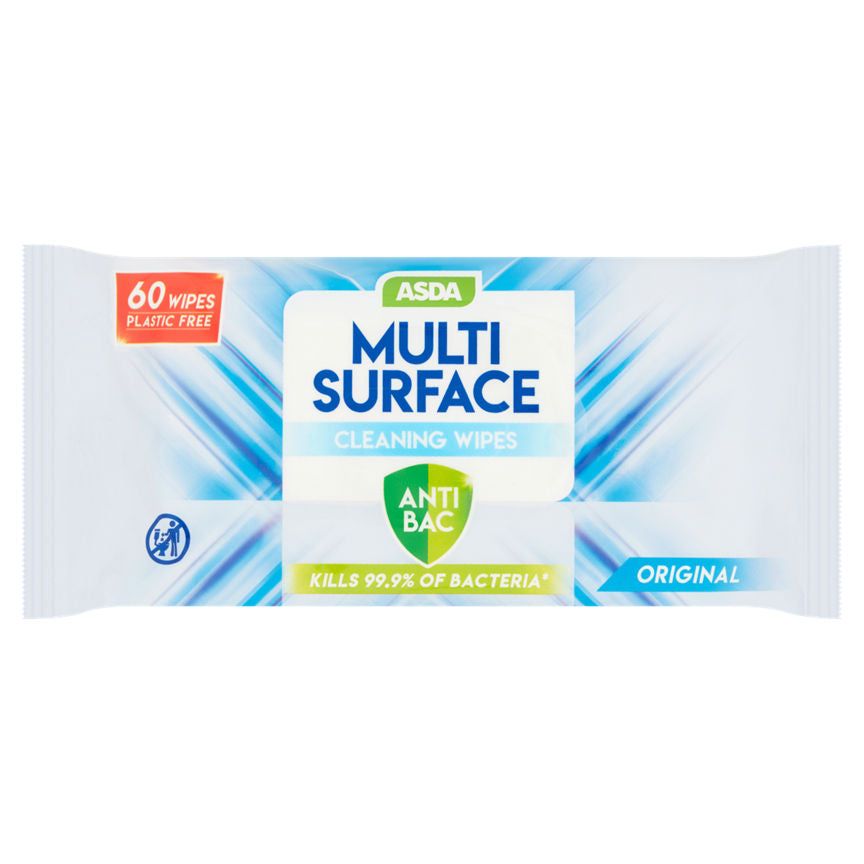 ASDA Multi Surface Cleaning Wipes Anti Bac Original - McGrocer