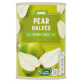 ASDA Pear Halves in Fruit Juice 410g - McGrocer