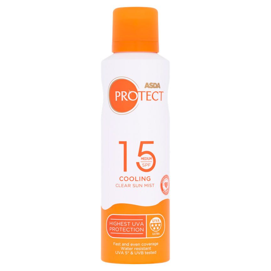ASDA Protect Clear Sun Mist SPF 15 Medium - McGrocer